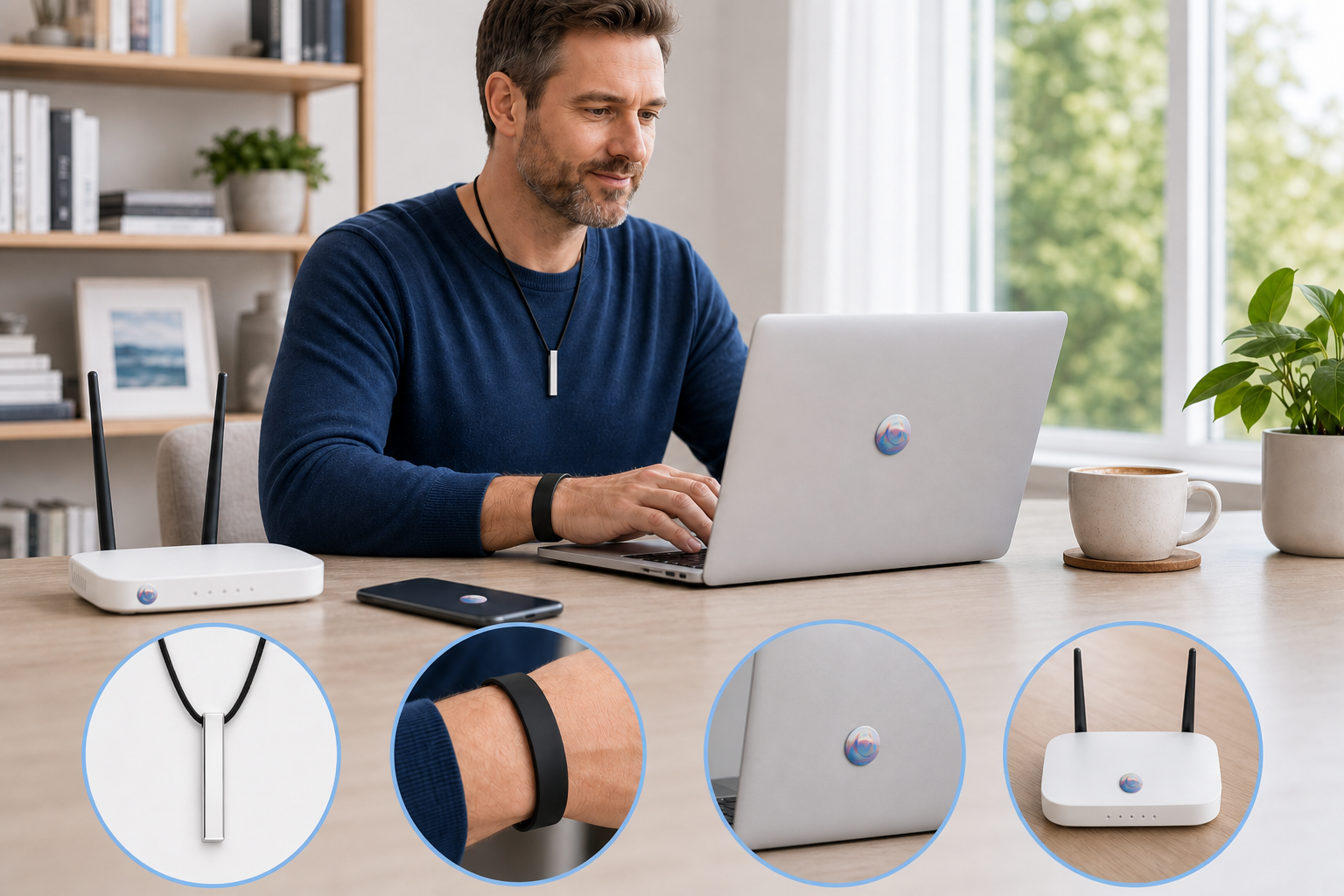 Layered EMF approach using a pendant and discs on priority devices